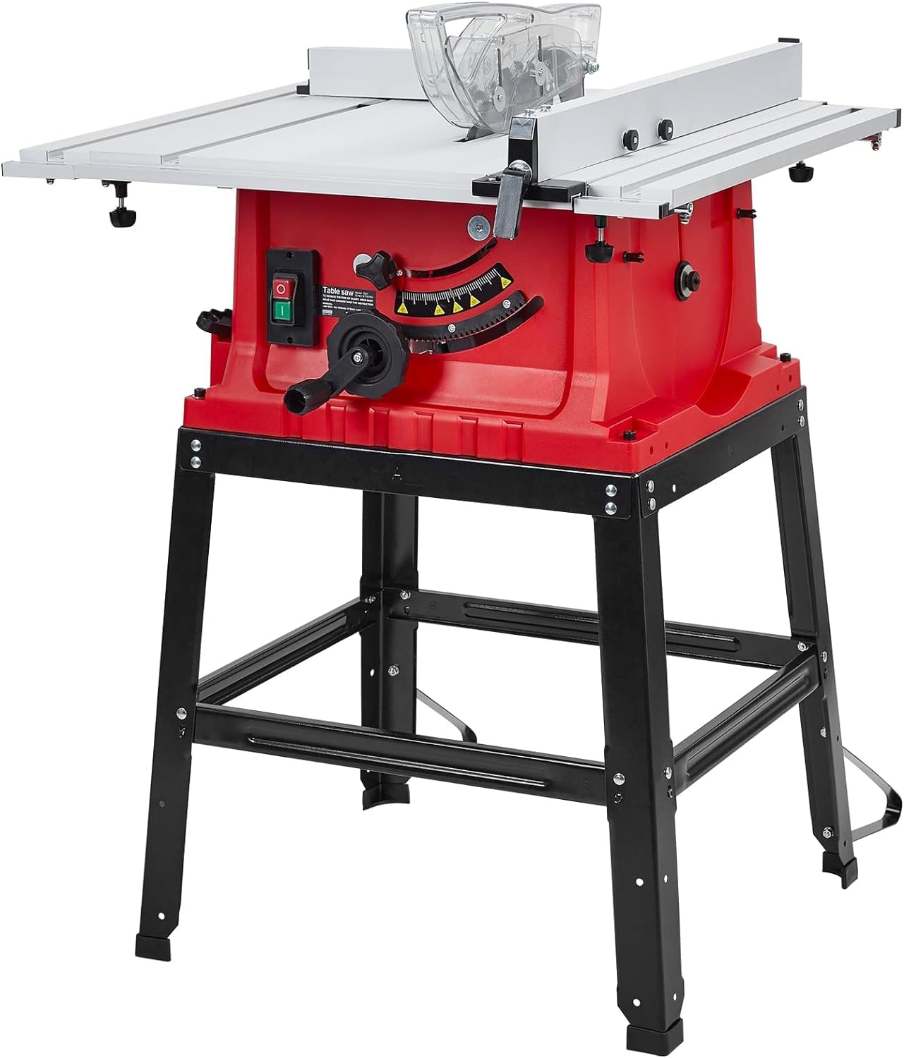 Table Saw 10 Inch, 15 Amp 5000RPM Powerful Tablesaw With Stand
